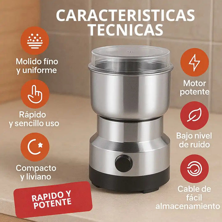 RAF® Electric Grinder – Molino Eléctrico para Café y Granos