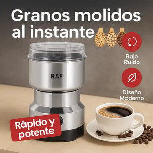 RAF® Electric Grinder – Molino Eléctrico para Café y Granos